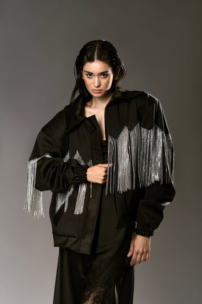 BOMBER JACKET Cristales