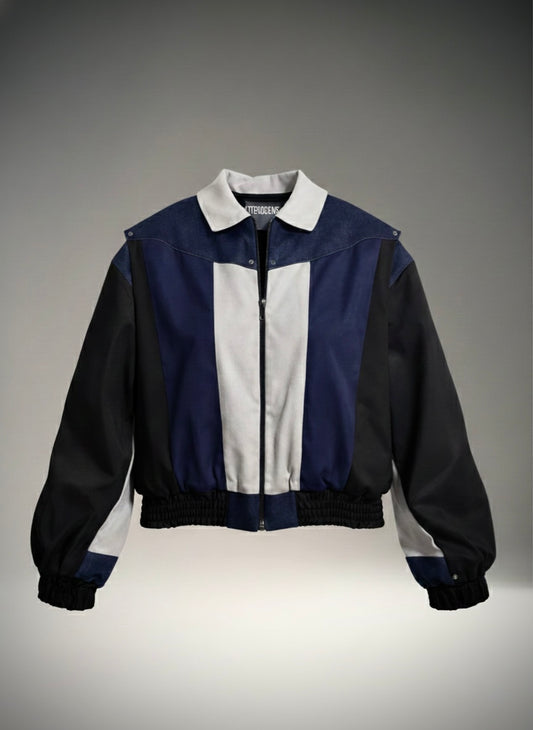 Blue jeans bomber Jacket