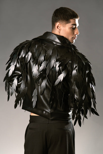 Black Angel Bomber Jacket