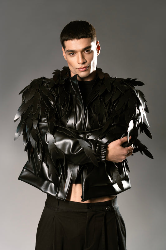 Black Angel Bomber Jacket