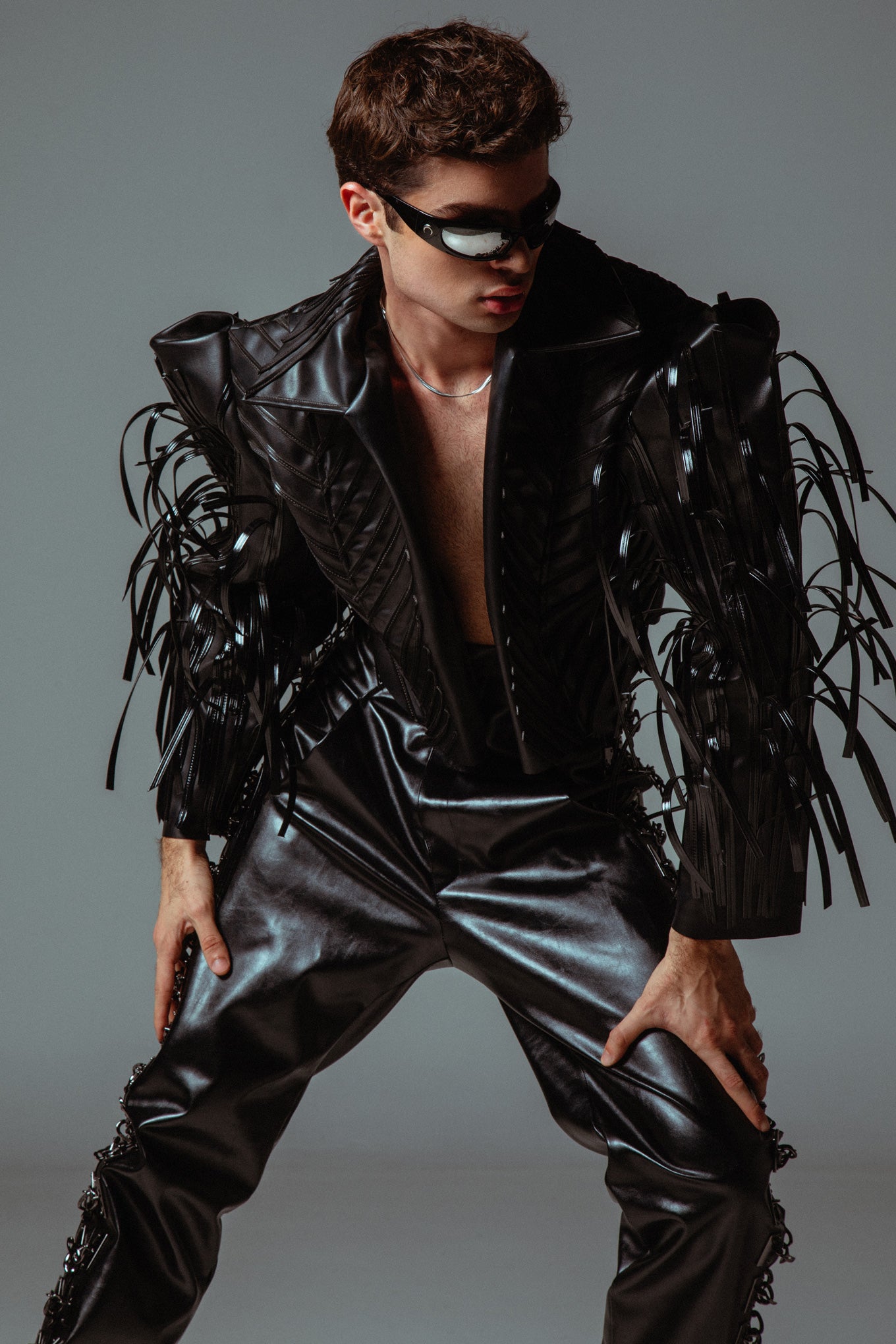 Crop torera jacket