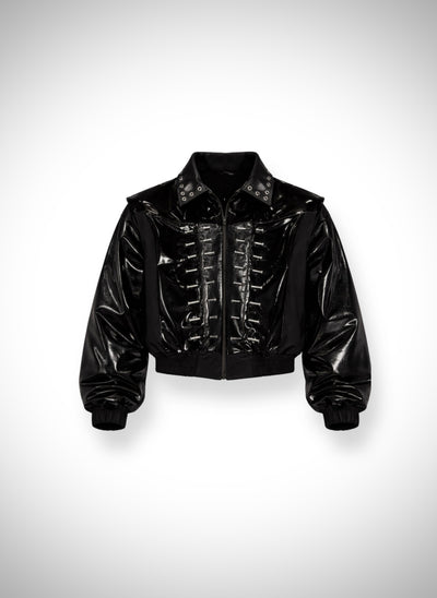BLACK Mayhem bomber jacket