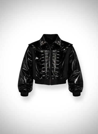 BLACK Mayhem bomber jacket