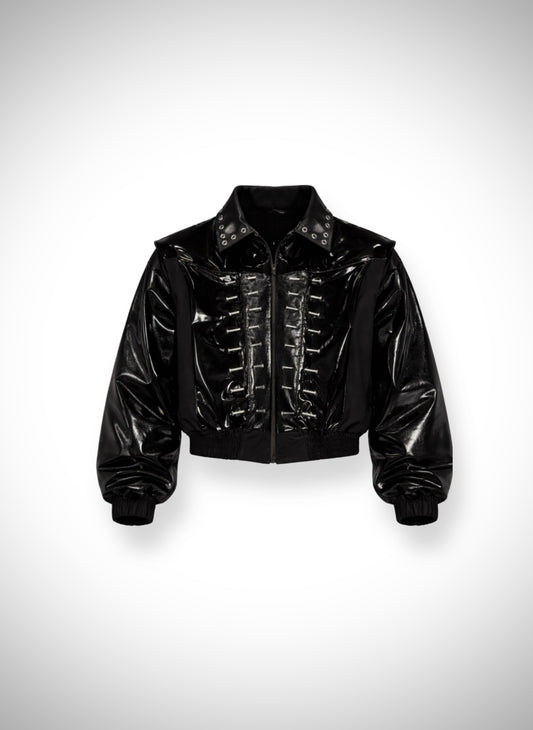 BLACK Mayhem bomber jacket