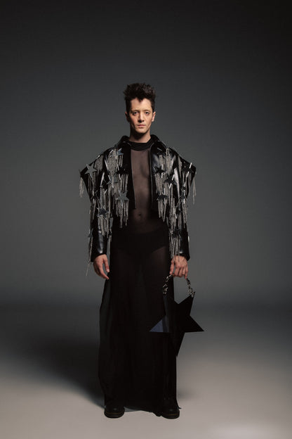 “Shooting Stars Jacket” - Un Destello Cósmico en Movimiento