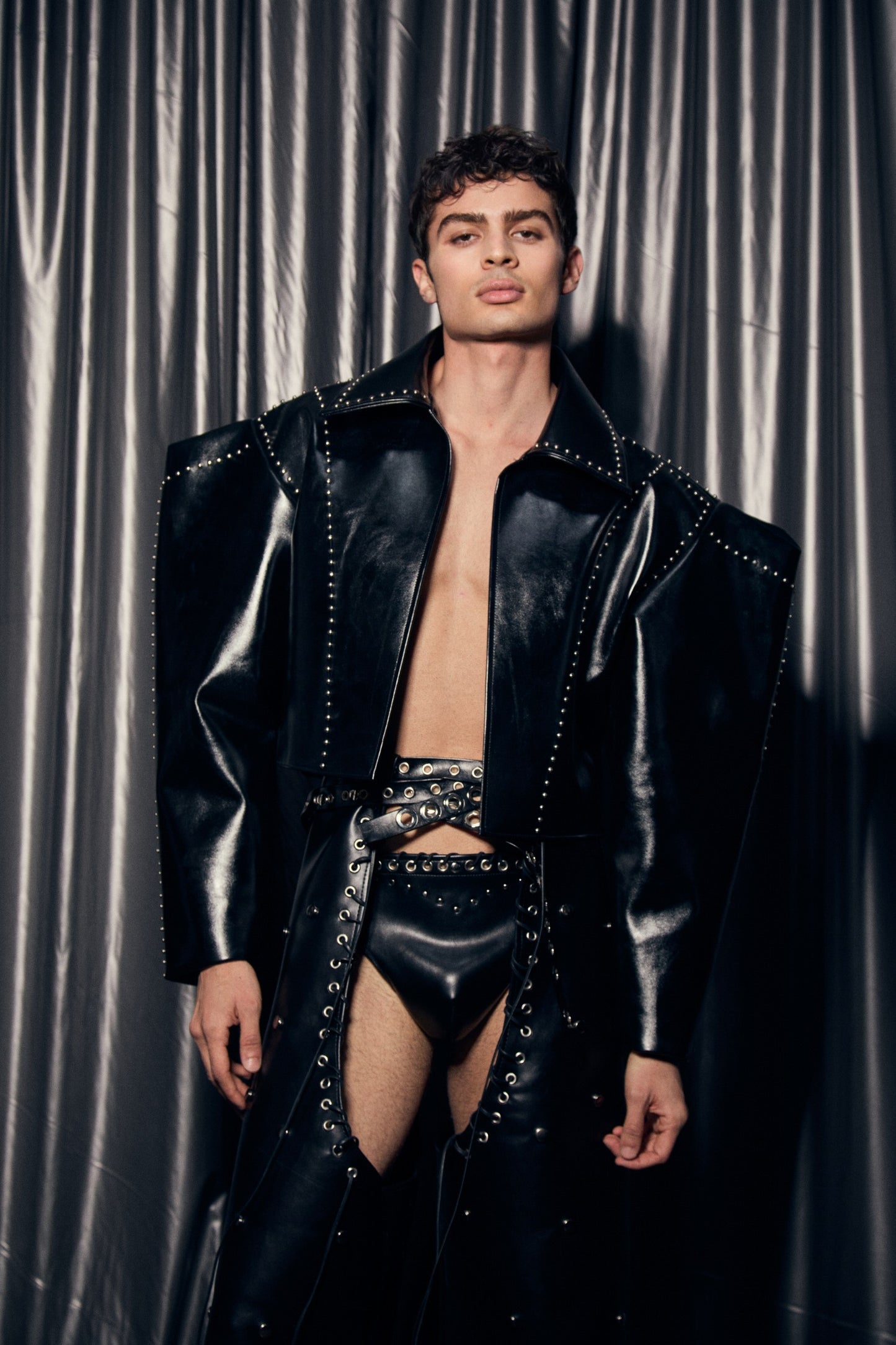 Black Rebel Cropped Jacket