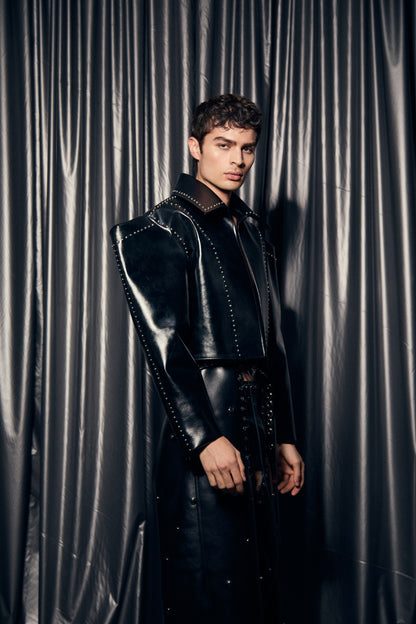 Black Rebel Cropped Jacket