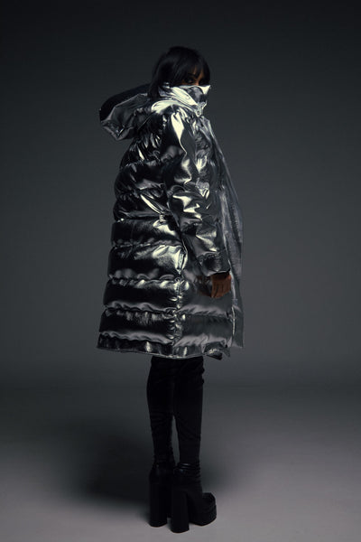 Metallic Dream” Puffer Coat
