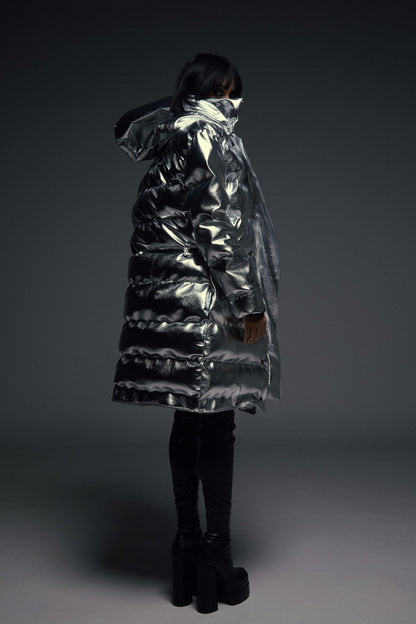 Metallic Dream” Puffer Coat