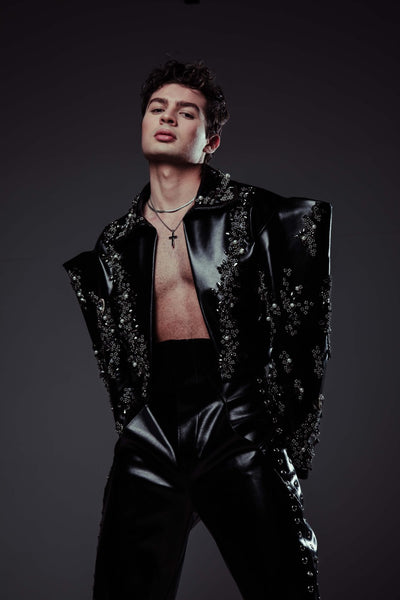 Torera crop jacket
